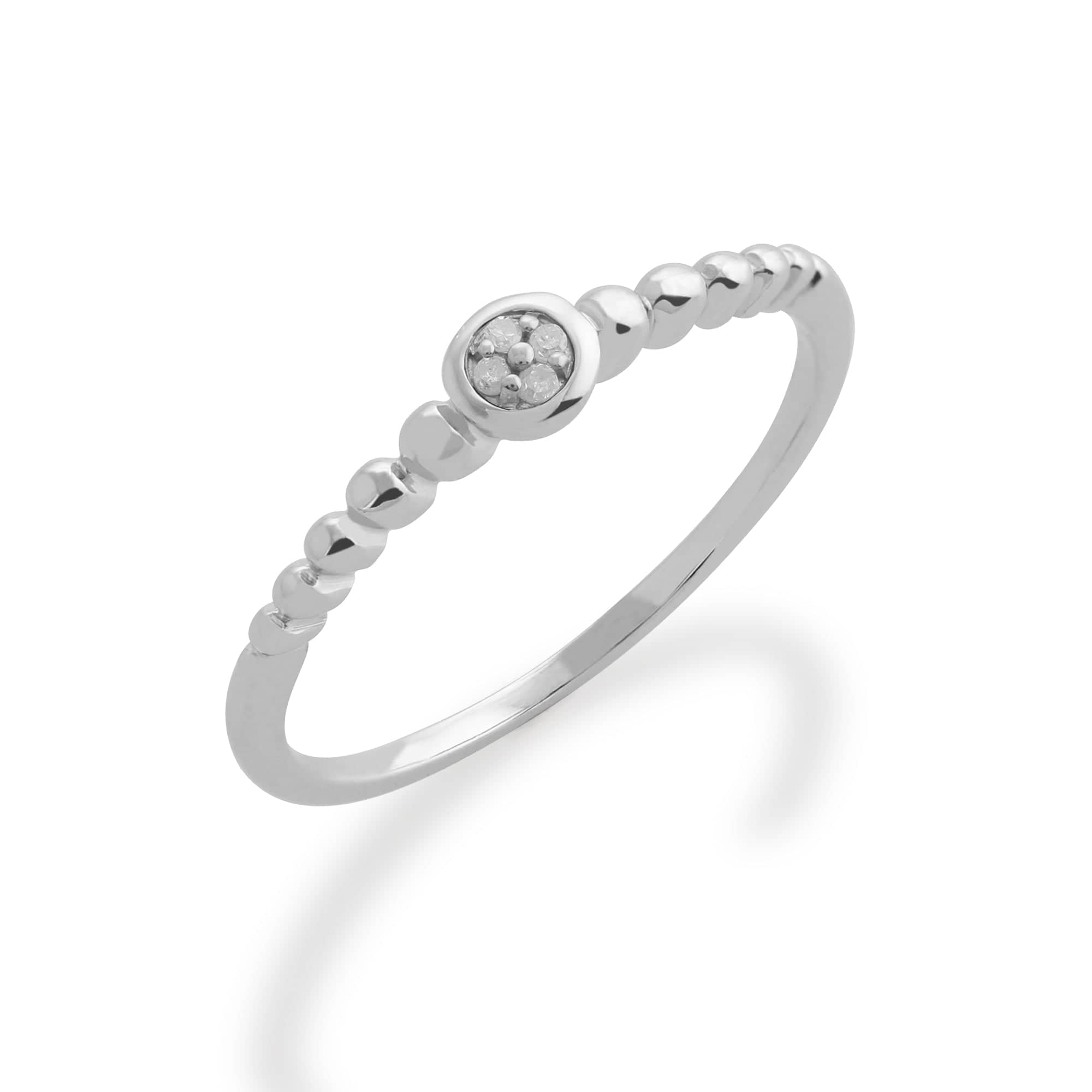 Essential Diamond Hoop Earrings & Ring Set Image 3