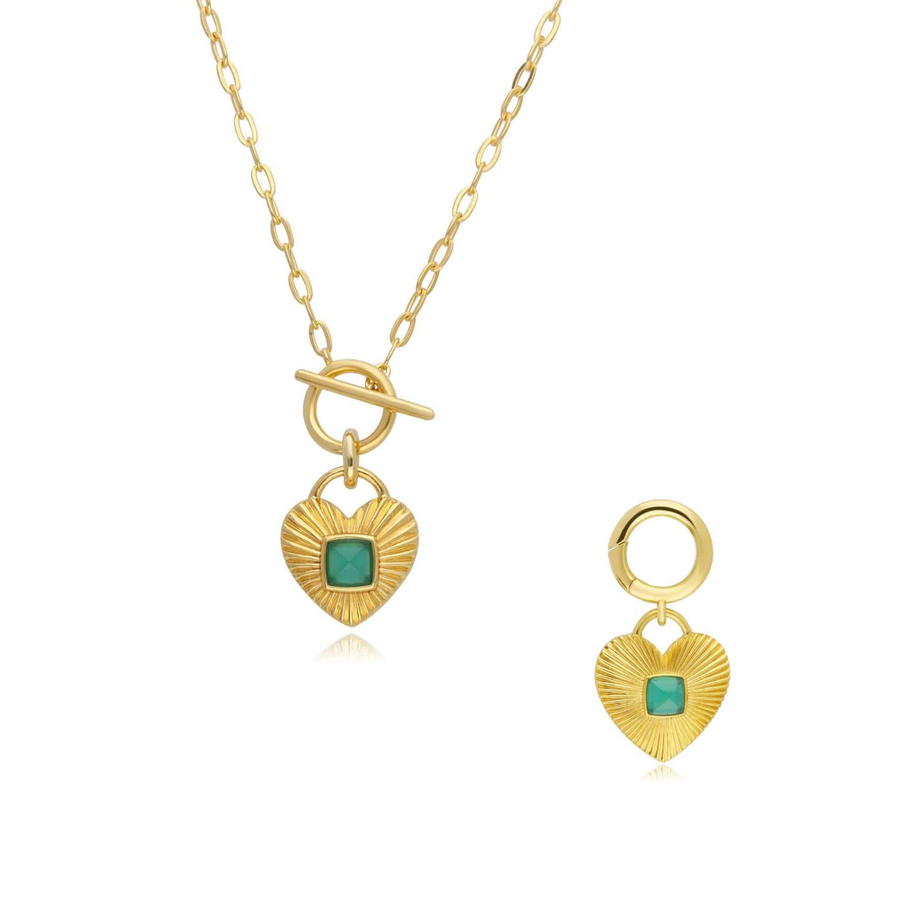 Queen of Hearts Chalcedony Necklace & Pet Tag Set - Gemondo