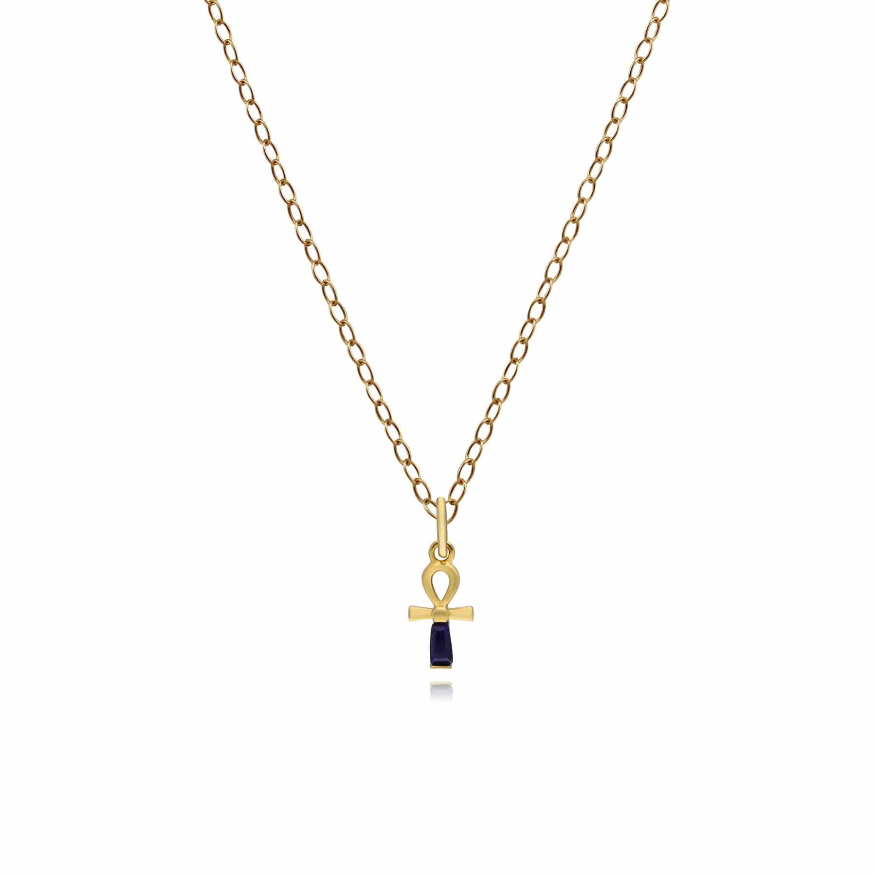 ECFEW™ Lapis Lazuli Ankh Pendant