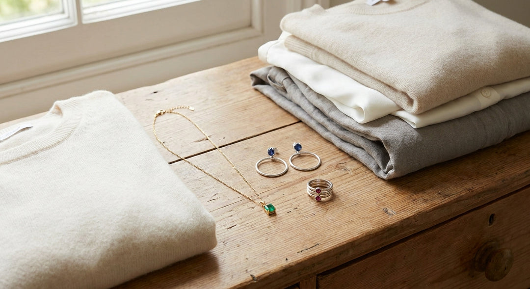 Gemstone jewellery for a capsule wardrobe