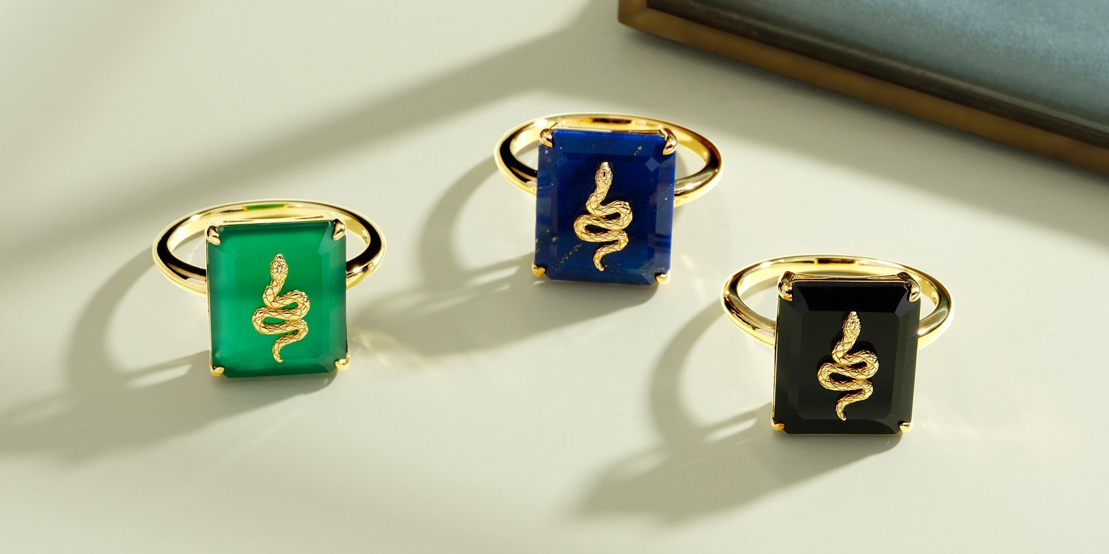 Unique Colorful Gemstone Cocktail Rings 