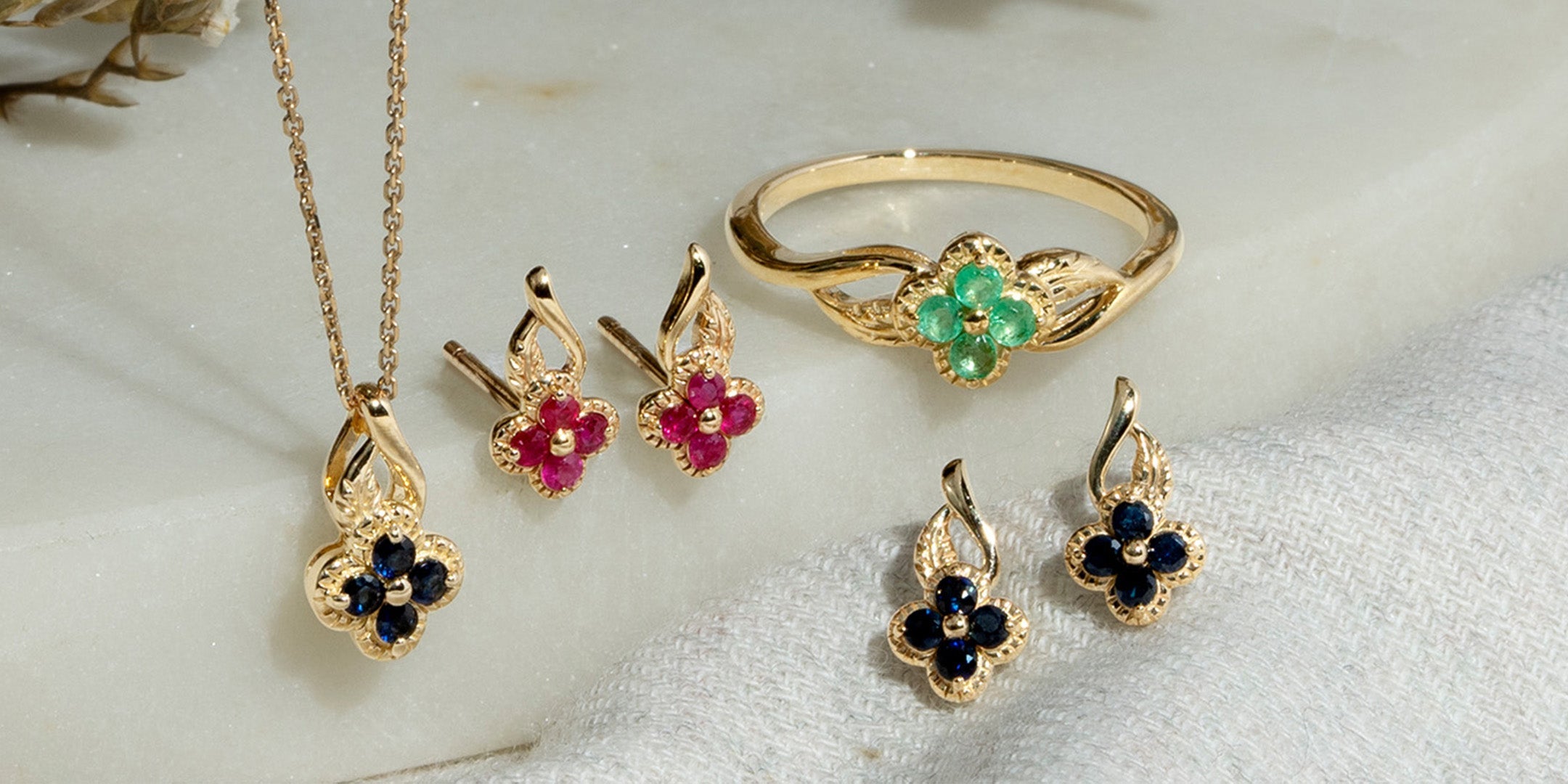 Nature inspired Gemstone Jewellery