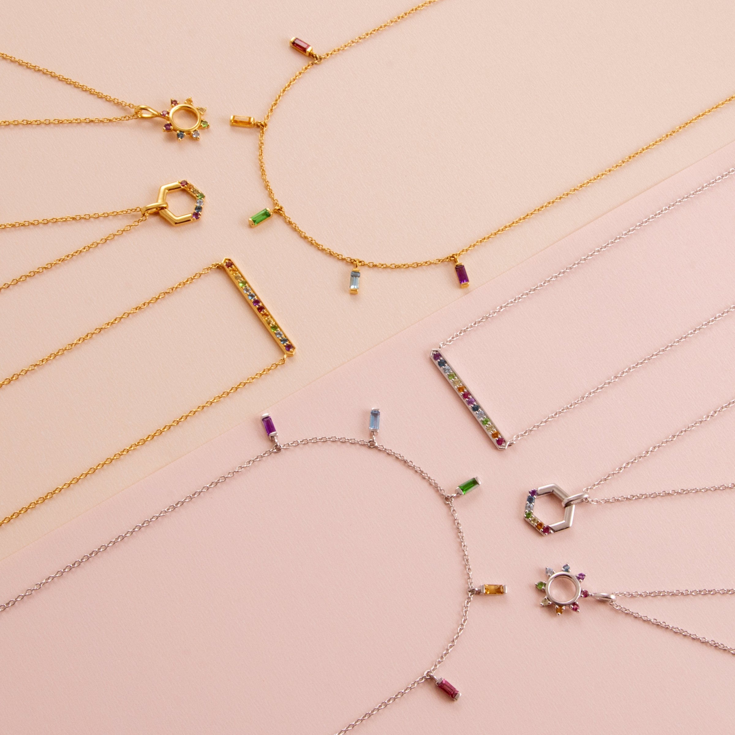 Rainbow Gemstones Jewellery | Gemondo | Free Shipping & Lifetime Warranty