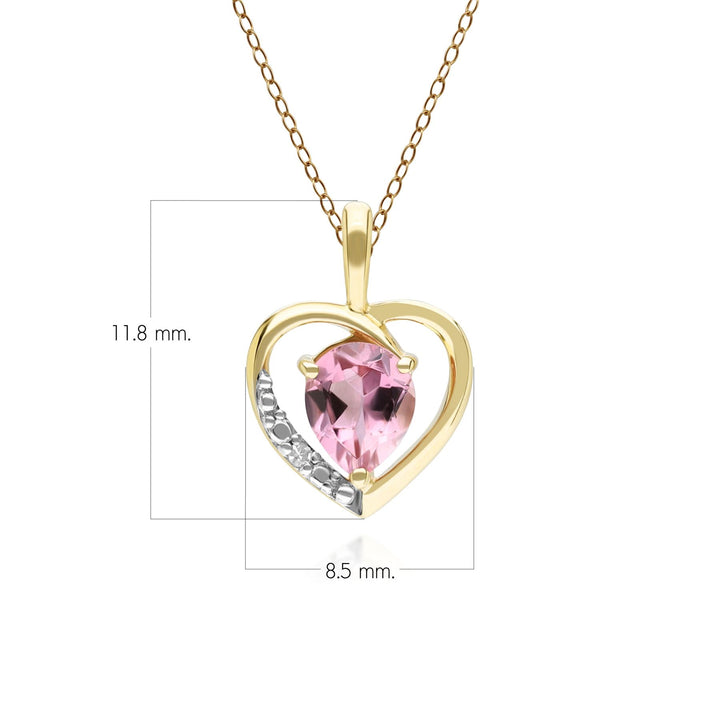 classic-pear-pink-tourmaline-diamond-heart-pendant-necklace-in-9ct-yellow-gold-135p2144059 Dimensions