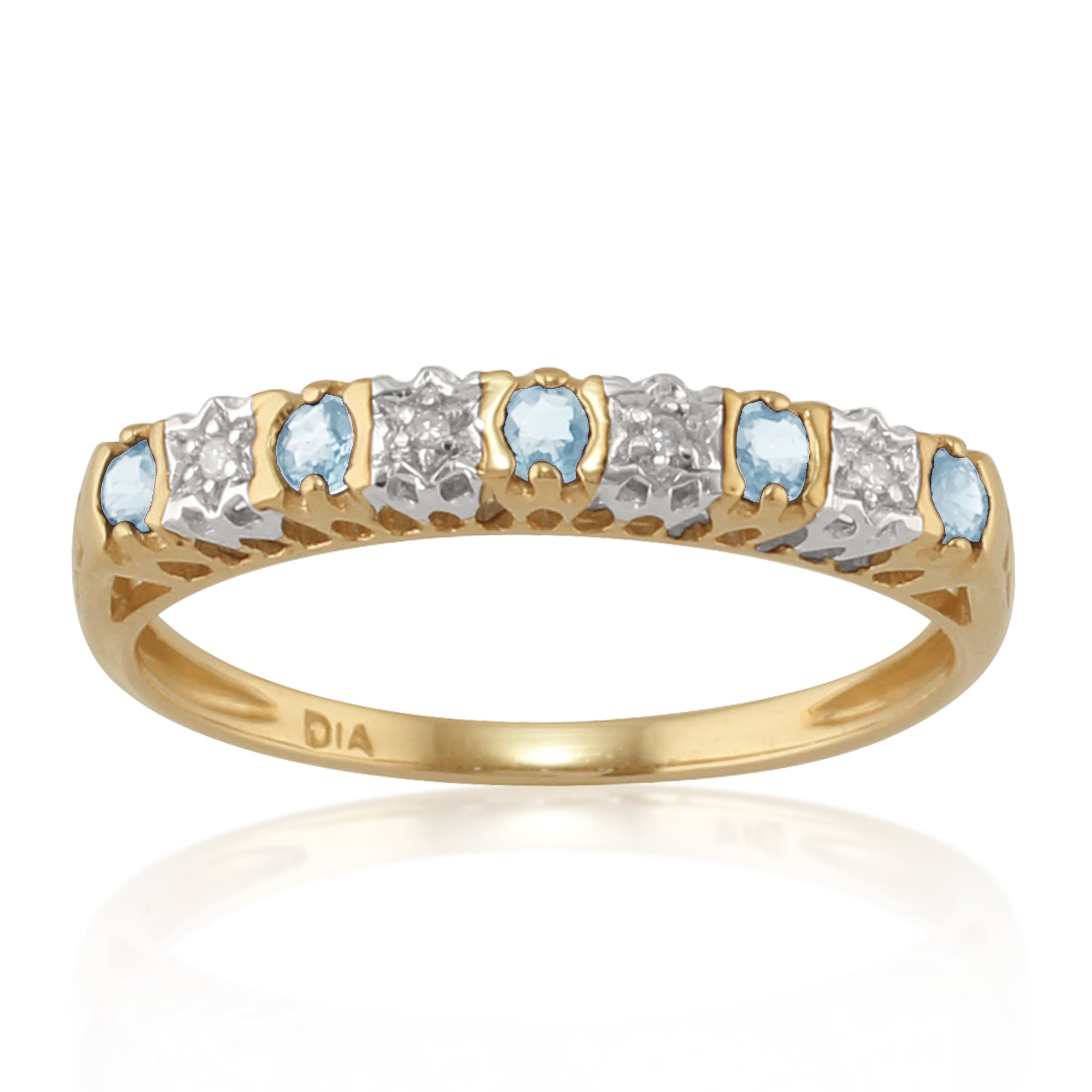classic-round-blue-topaz-diamond-eternity-ring-in-9ct-yellow-gold-181r0853279