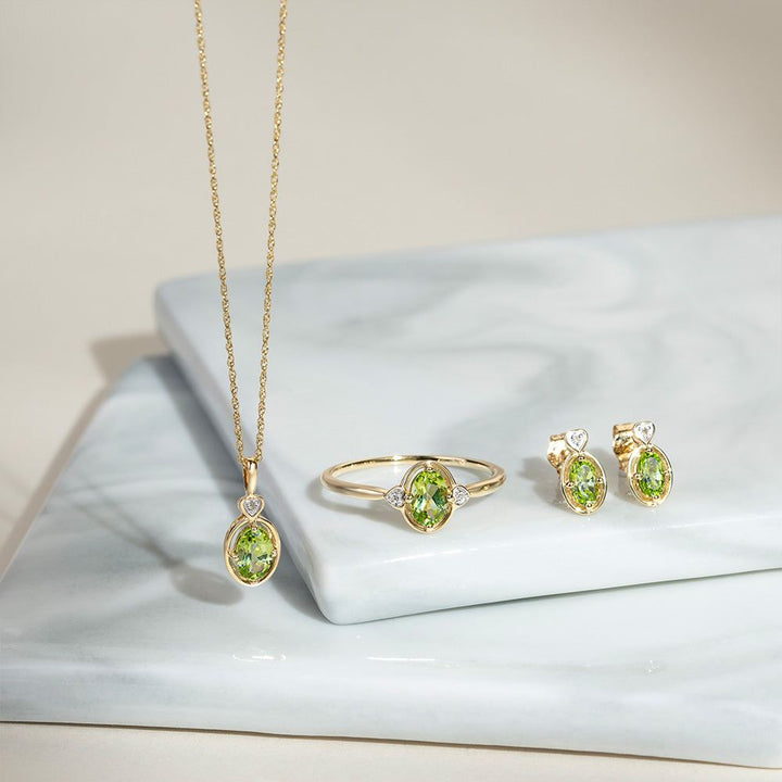 classic-oval-peridot-diamond-heart-ring-in-9ct-yellow-gold-135r2138039 Flatlay