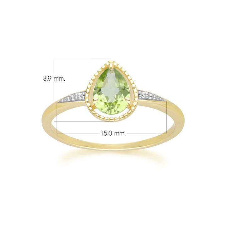 classic-pear-peridot-diamond-ring-in-9ct-yellow-gold-135r2139039 Dimensions