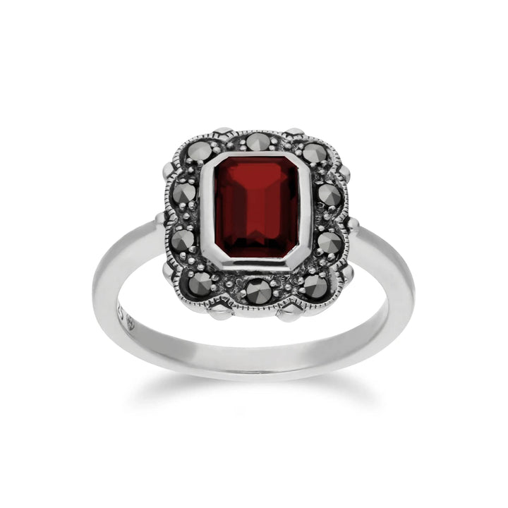 art-nouveau-style-octagon-garnet-marcasite-border-ring-in-925-sterling-silver-214r597107925