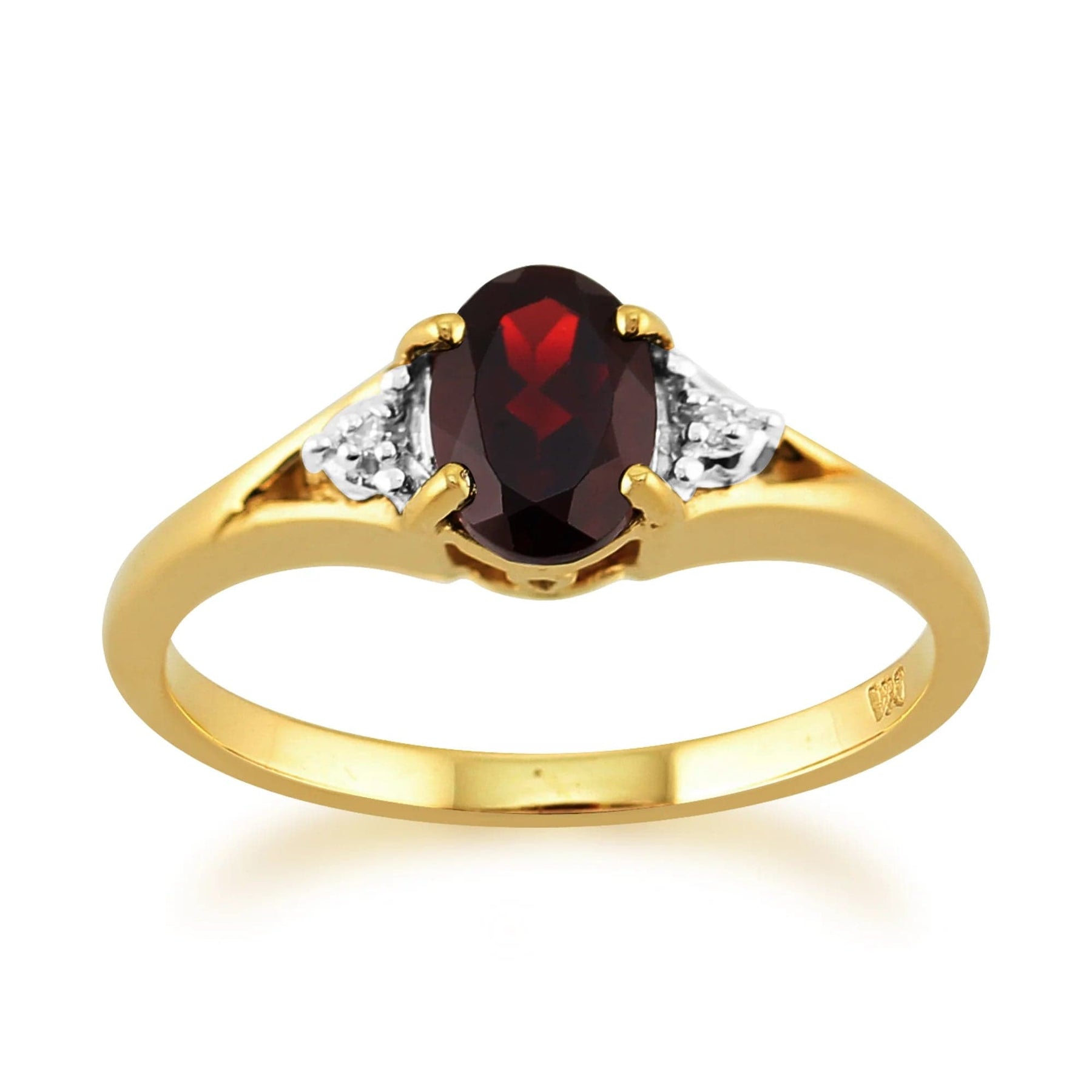 Garnet Diamond Ring