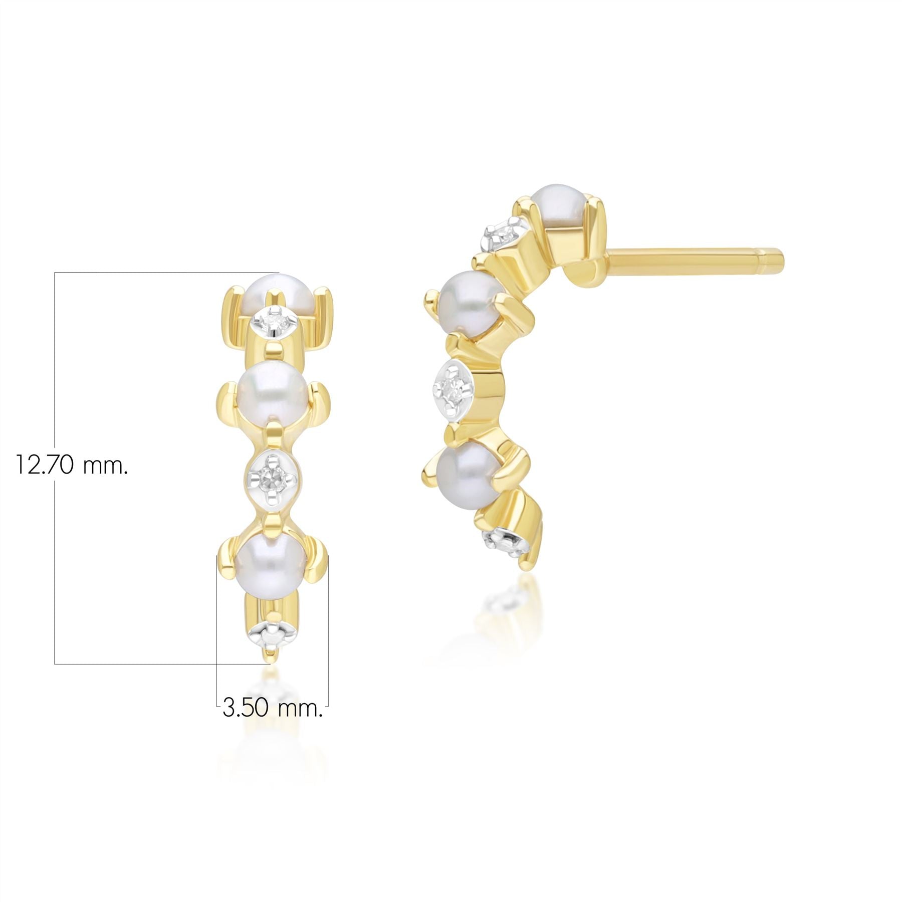 classic-pearl-diamond-half-eternity-hoop-earrings-in-9ct-yellow-gold-135e1884019 Flatlay