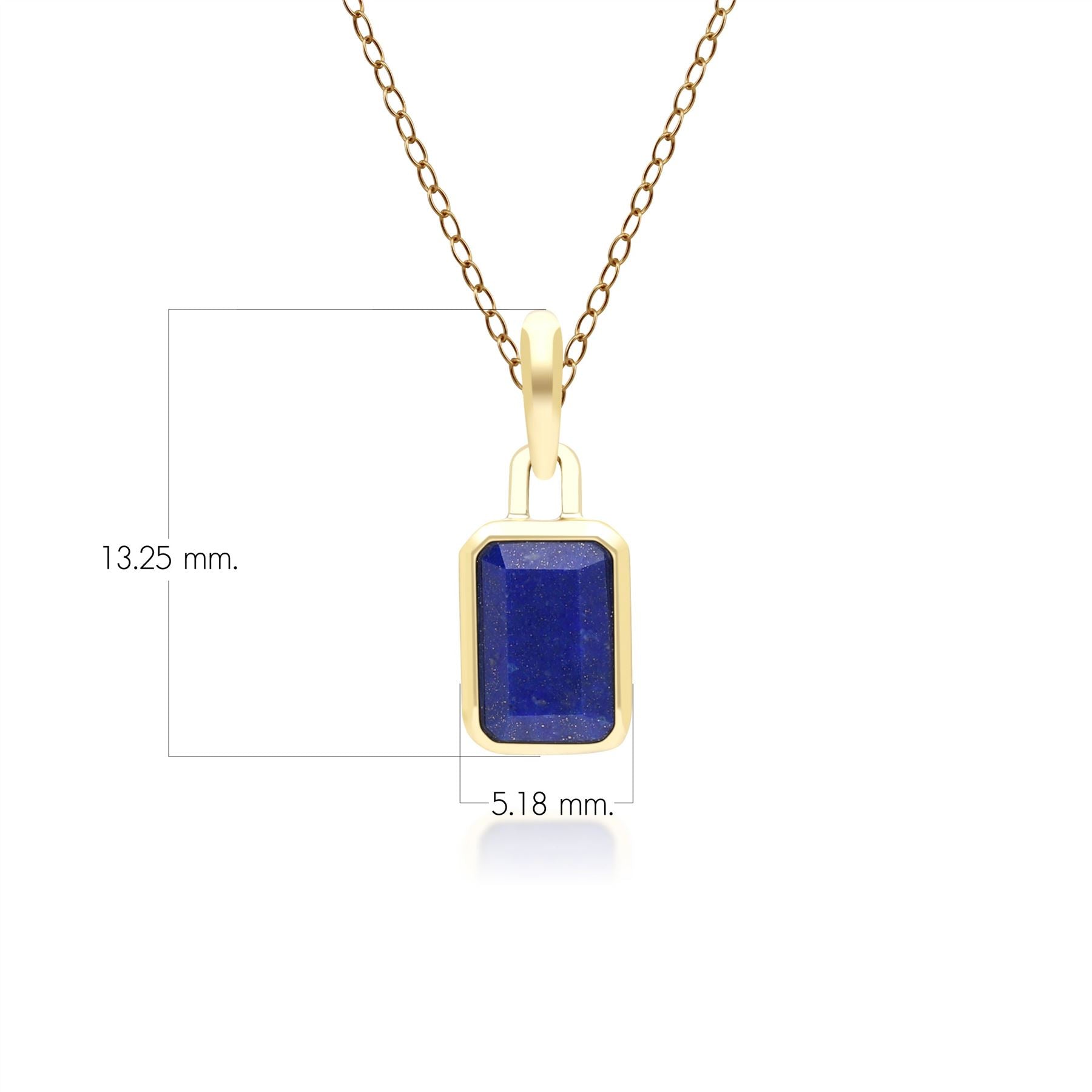 classic-baguette-lapis-lazuli-pendant-necklace-in-9ct-yellow-gold-135p2133029 Dimensions