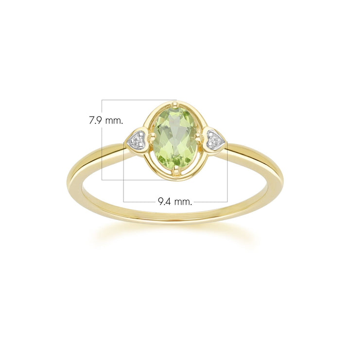 classic-oval-peridot-diamond-heart-ring-in-9ct-yellow-gold-135r2138039 Dimensions