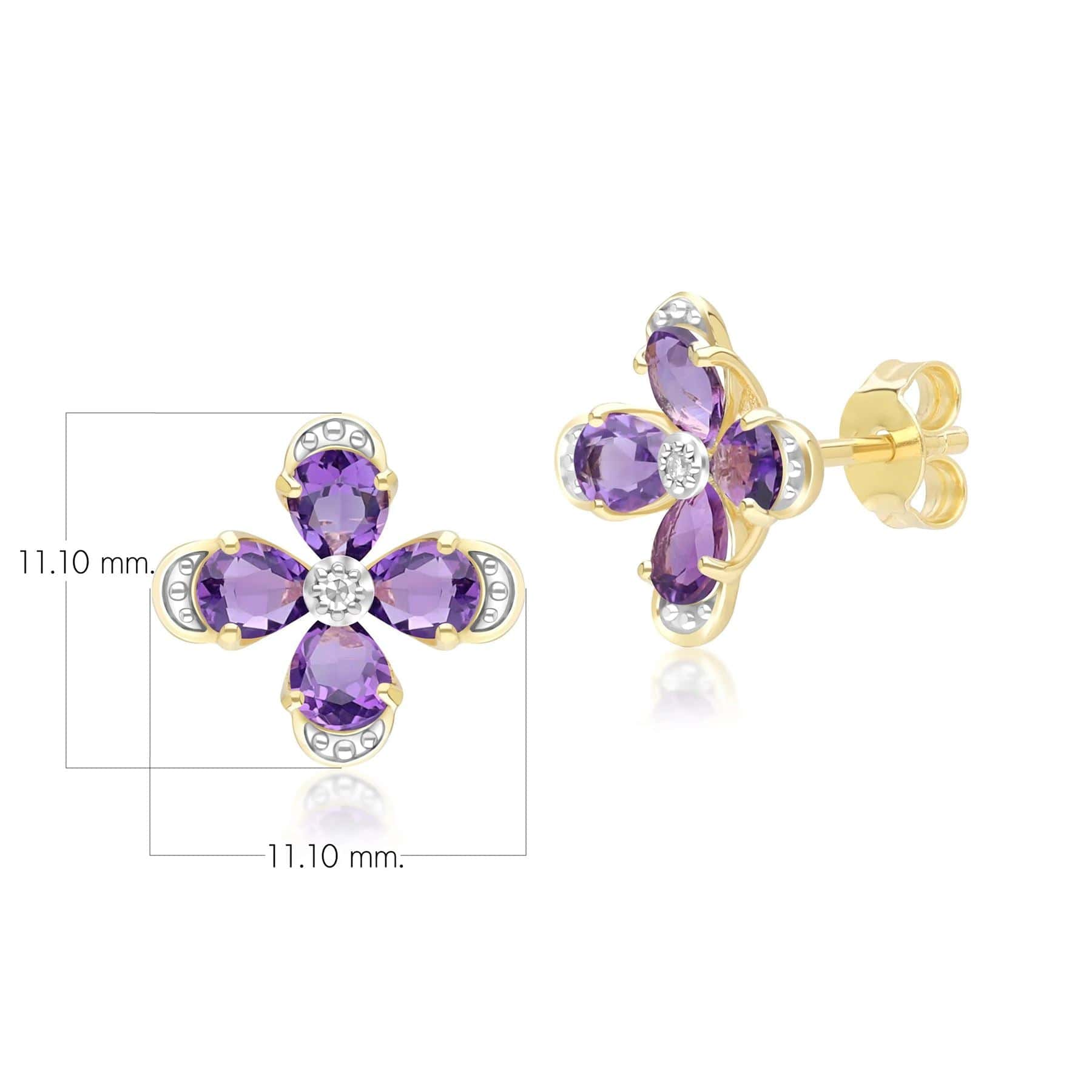 floral-amethyst-diamond-stud-earrings-in-9ct-yellow-gold-132e2932039 Dimensions