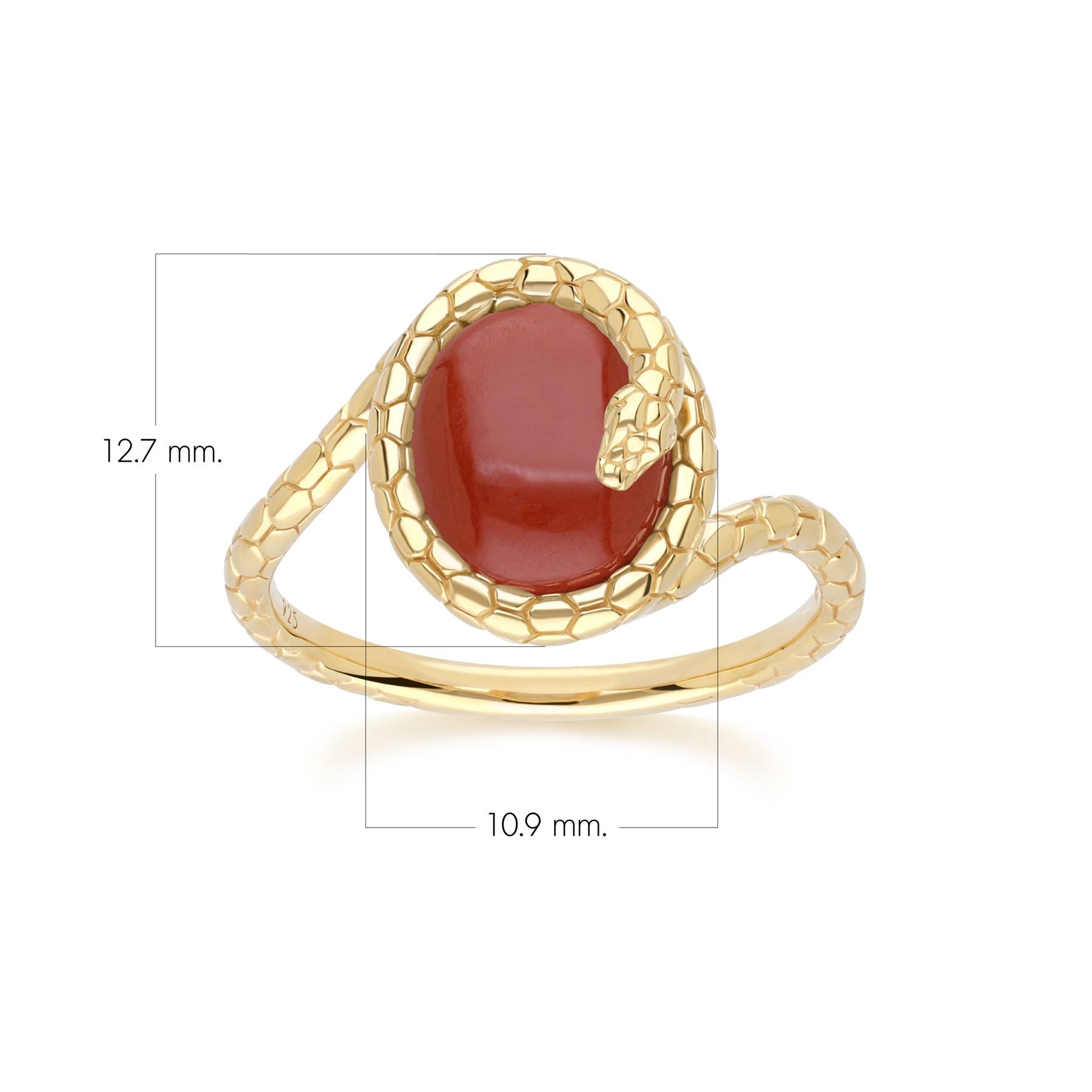 ecfew-red-jasper-winding-snake-ring-in-gold-plated-sterling-silver-253r644806925 side