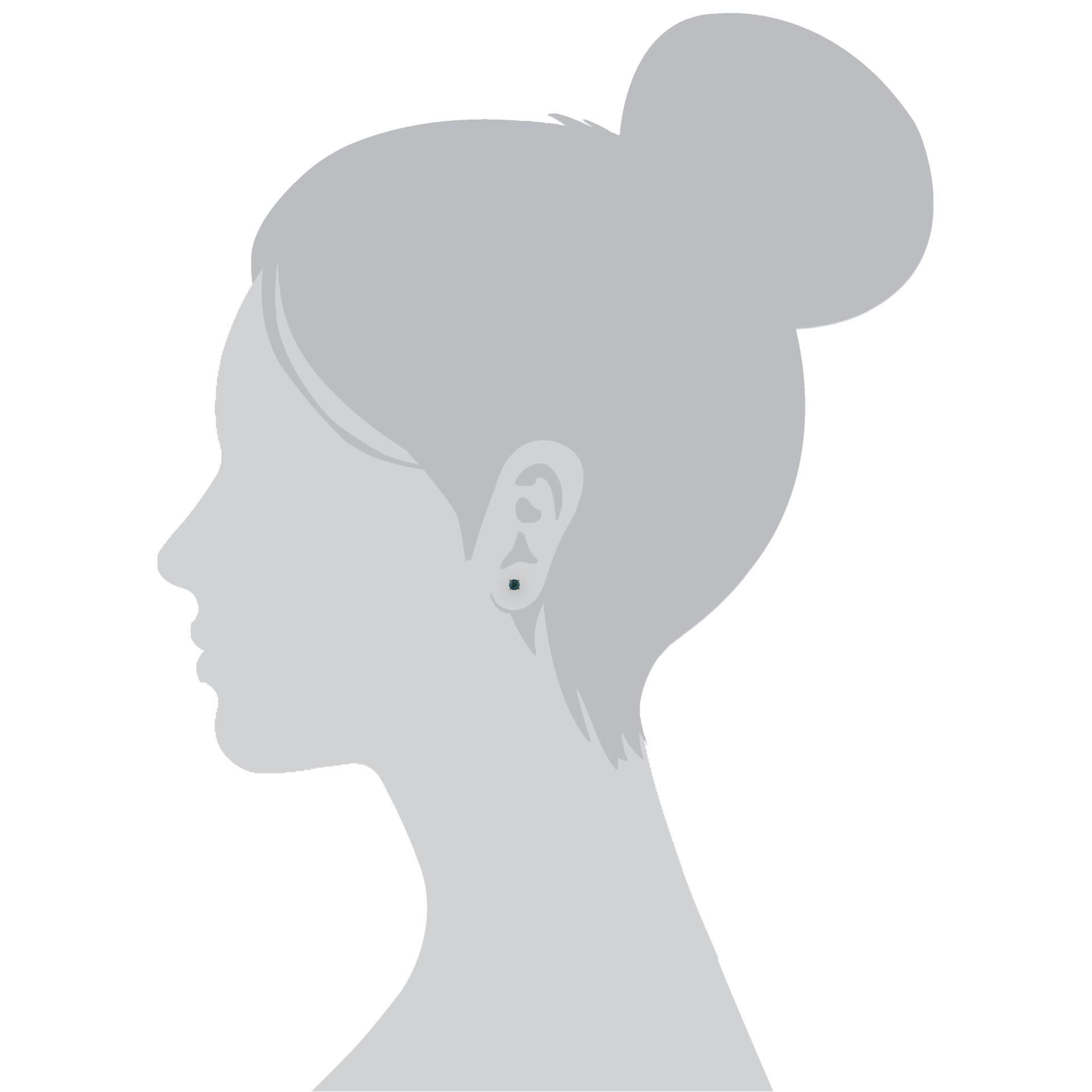 Classic Apatite Stud Earrings Image 3