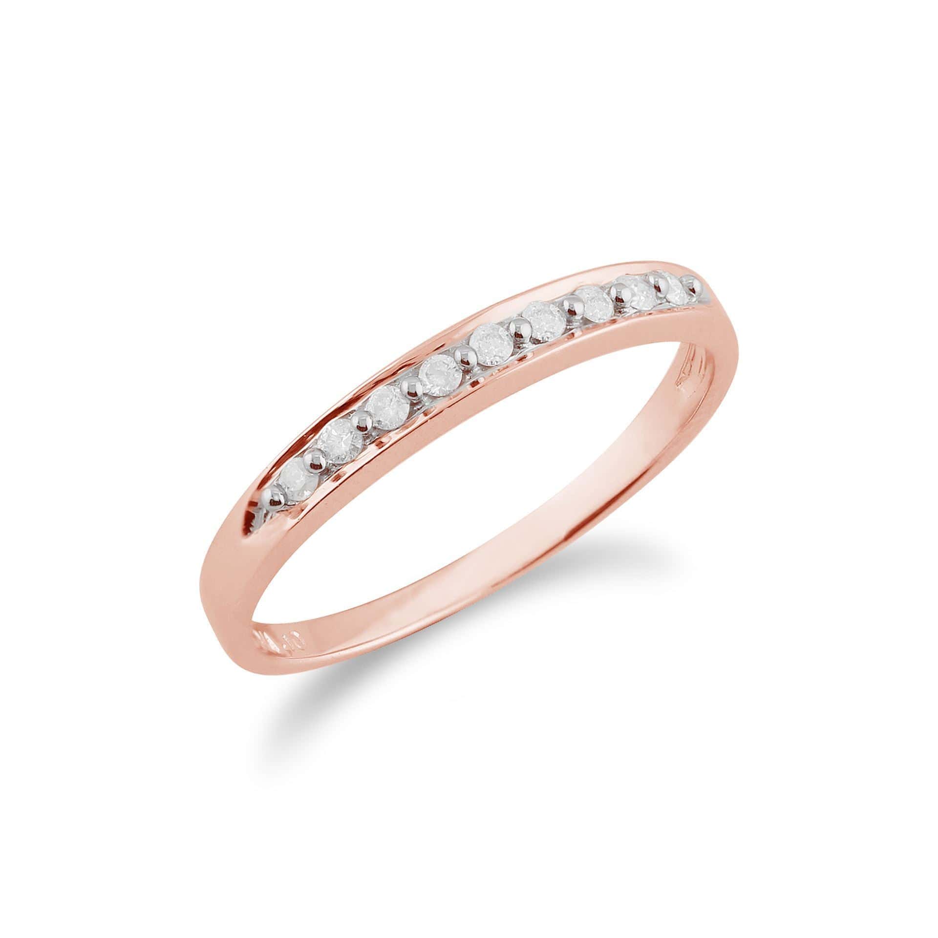 Classic Round Diamond Eternity Ring in 9ct Rose Gold