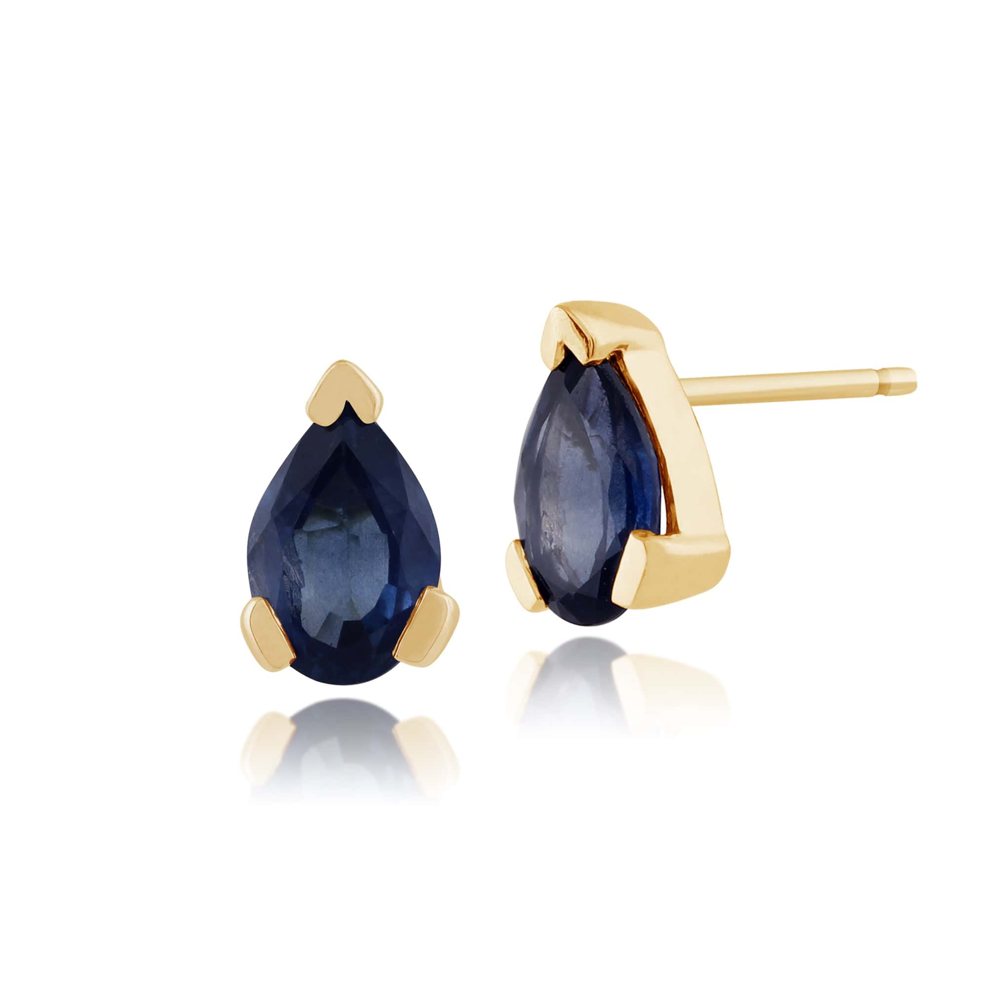 Classic Sapphire Stud Earrings & Pendant Set Image 2