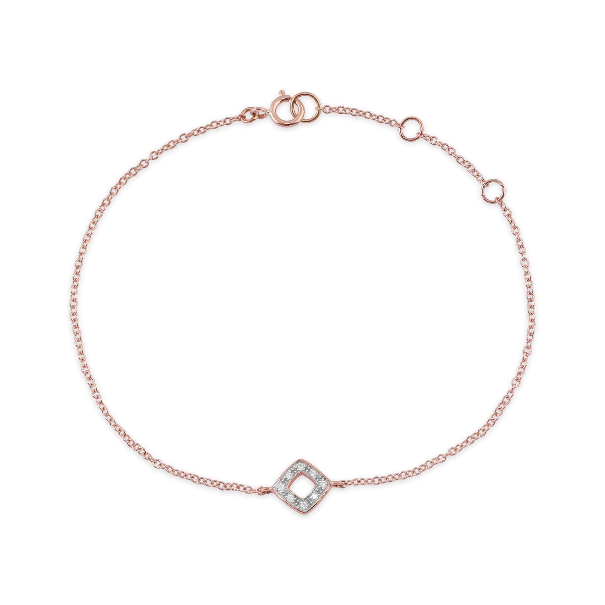 Rose Gold Diamond Bracelet Image 2
