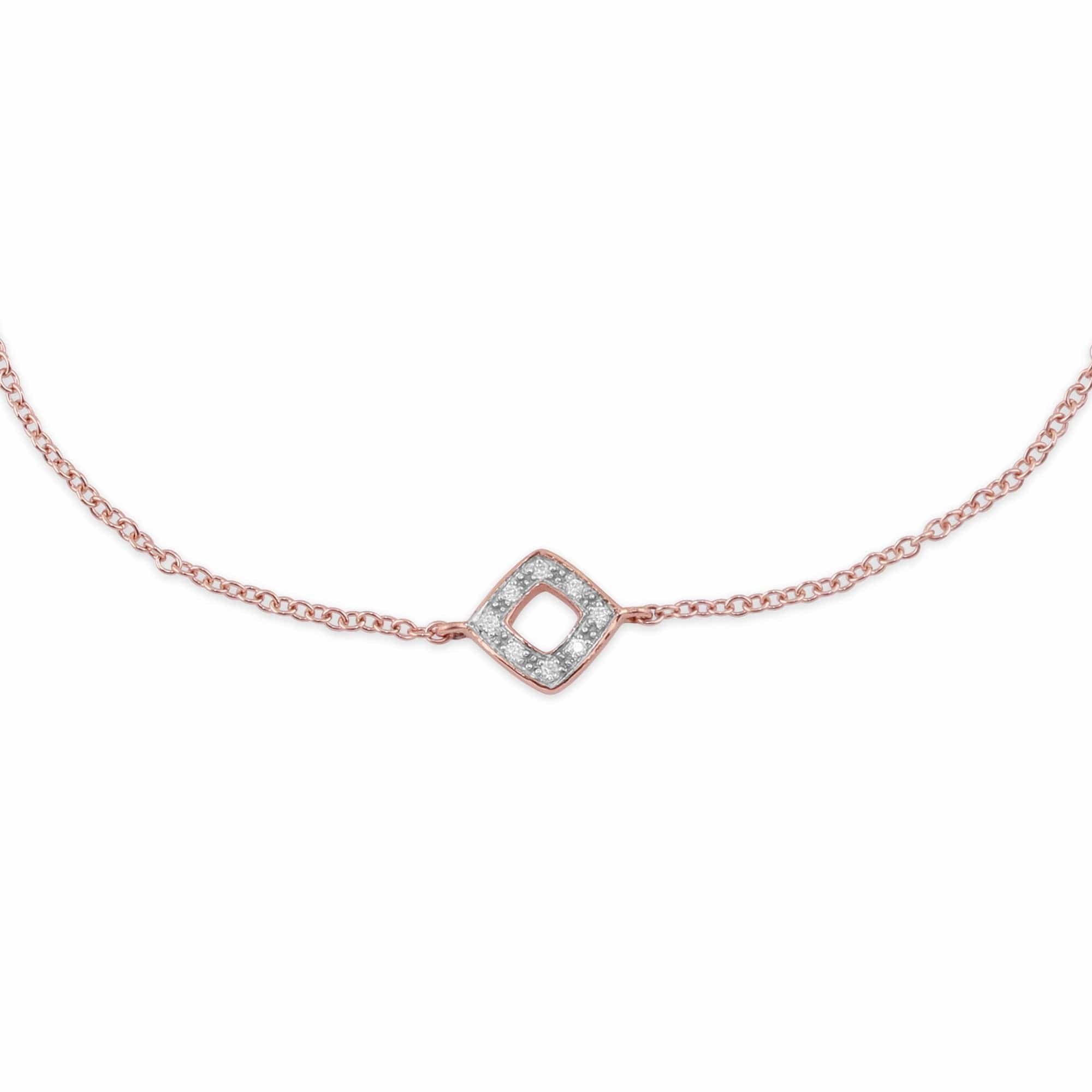 Rose Gold Diamond Bracelet Image 1
