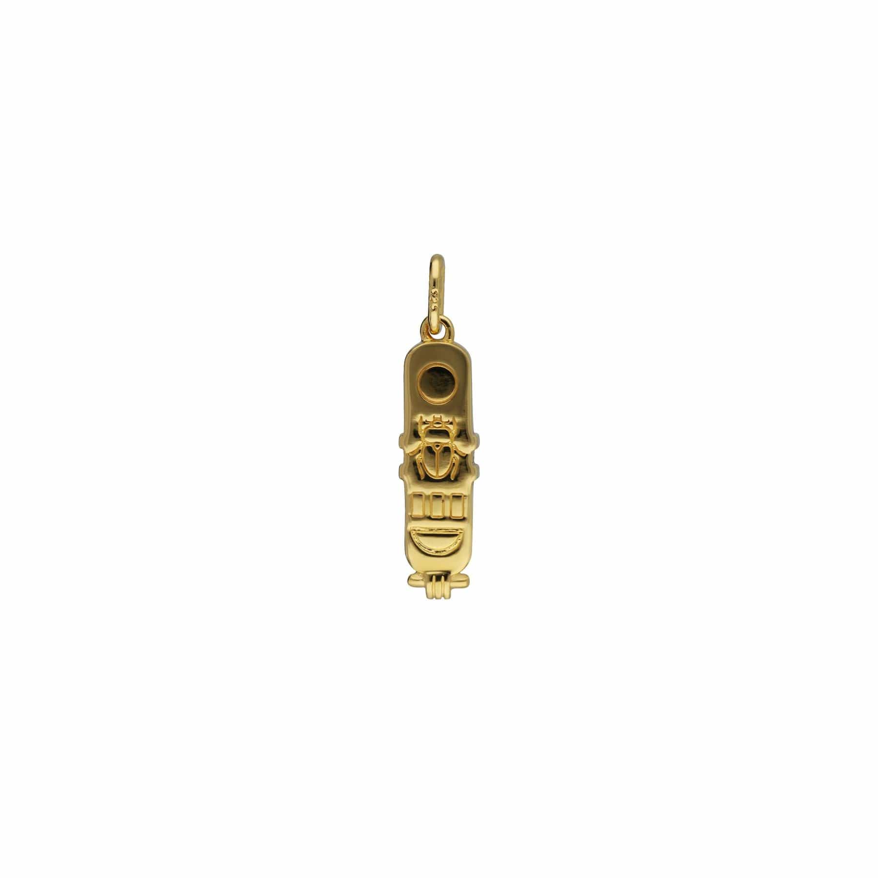 ECFEW™ 'The Ruler' Turquoise Talisman Pendant Back
