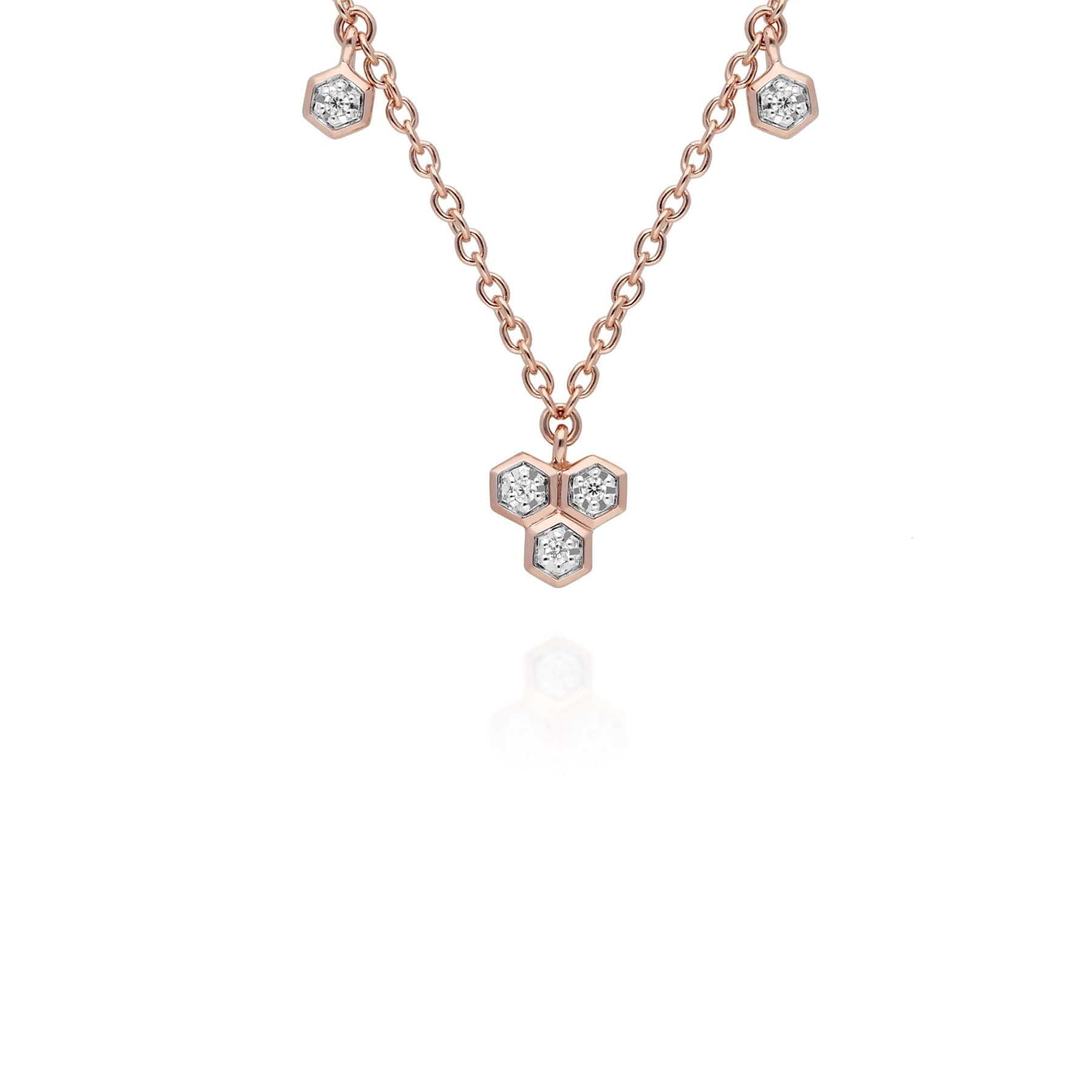 Diamond Geometric Trilogy Necklet