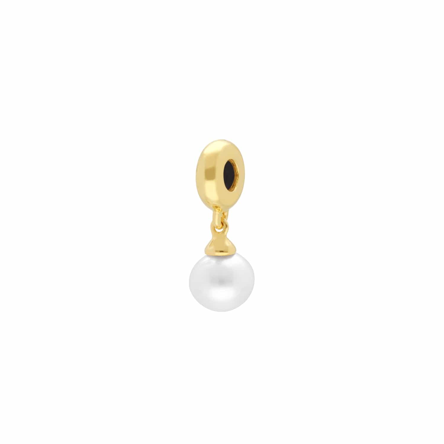 'Stone of Purity' Gold Plated Pearl Charm