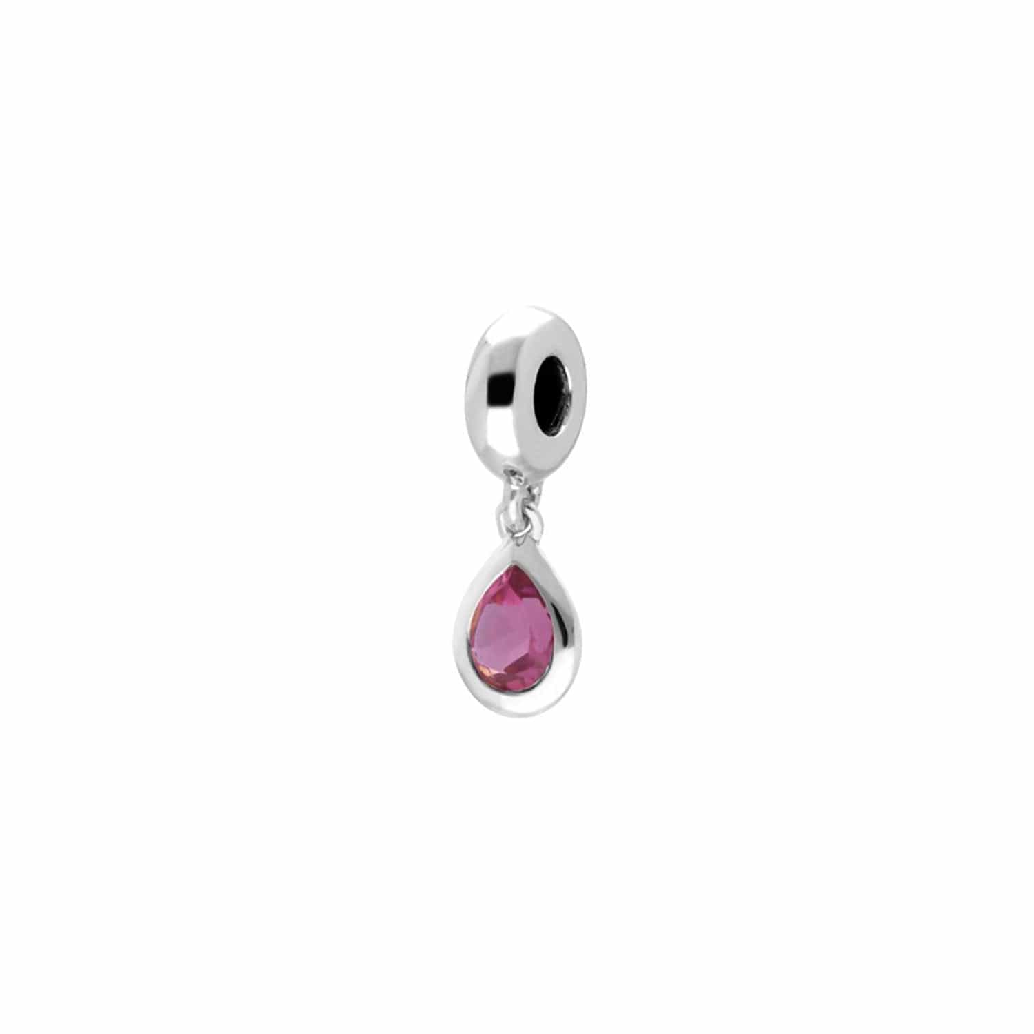 'Unshakeable Promise' Sterling Silver Tourmaline Charm