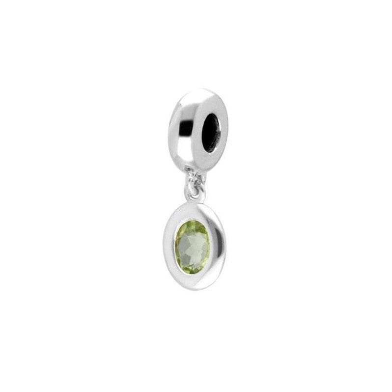 Sterling Silver Peridot Charm