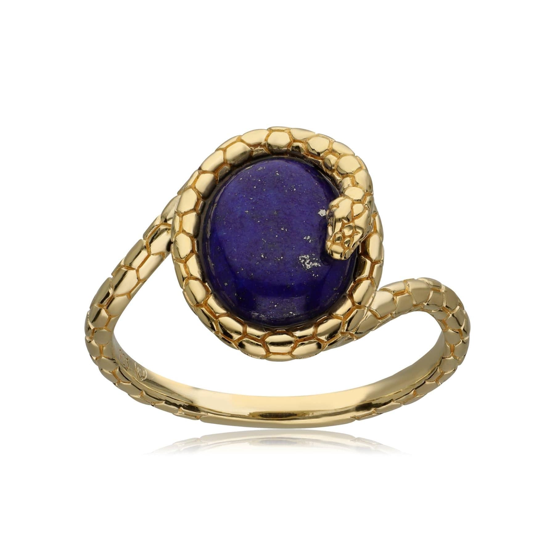 ECFEW™ Lapis Lazuli Winding Snake Ring 2
