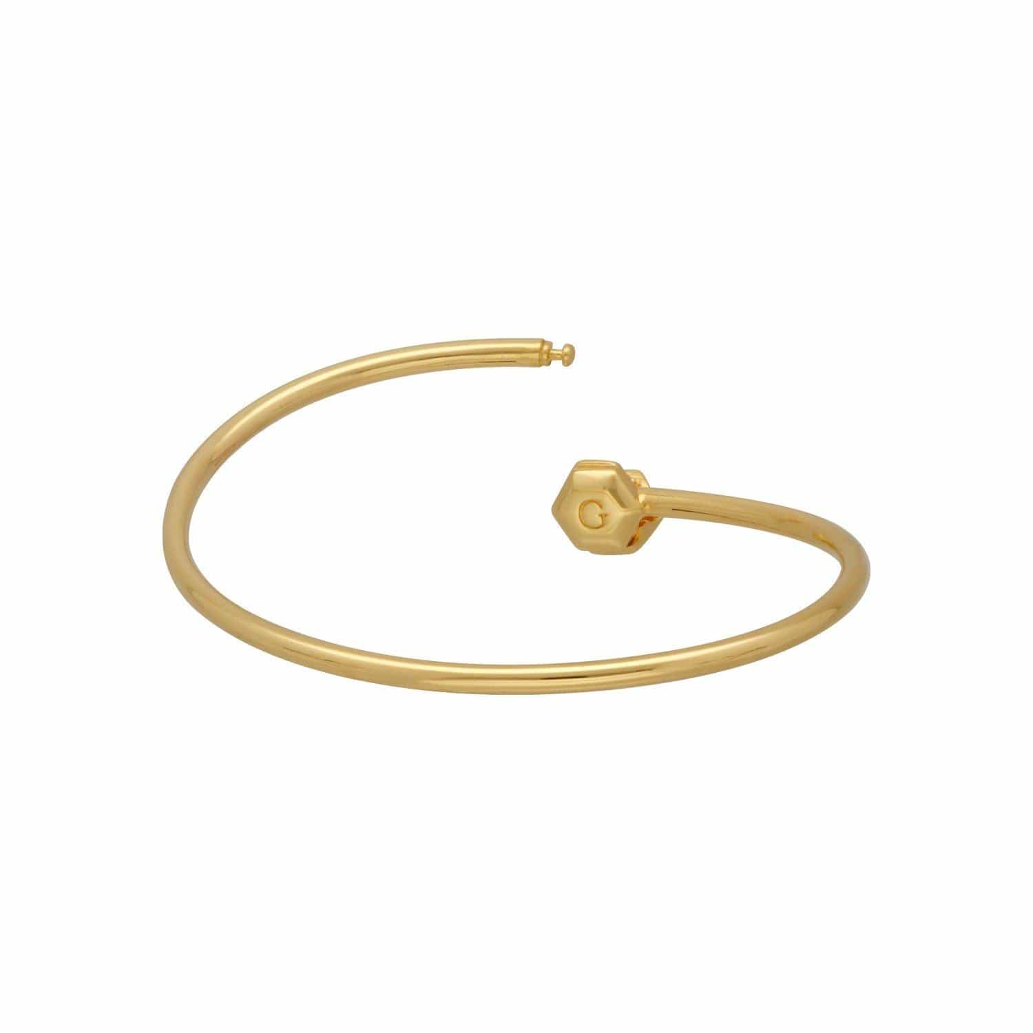 HS Achievement Bangle in gold plated sterling silver size large 2